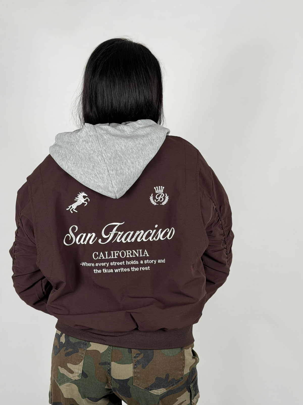 Bomber Sporty brown