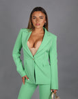 Single blazer salvia