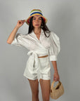 Shorts bianco basic