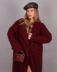Cappotto Coat bordeaux