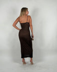 Tubino in pizzo brown