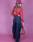 Jeans ballon dark blue