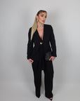 Tailleur kimono Valery nero