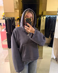 Felpa street style grigia