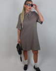 Vestito Maxi polo fango