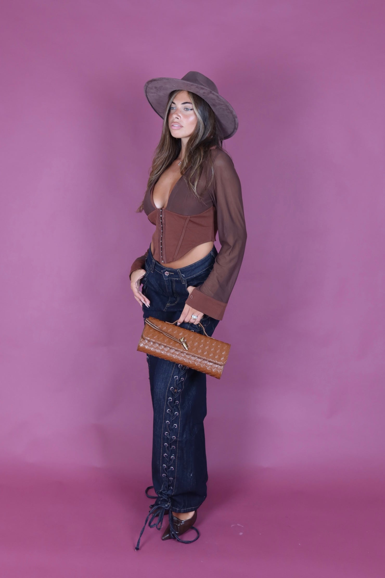 Denim stringhe