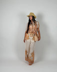 Coordinato oriental beige