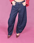 Jeans ballon dark blue