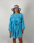 Mini dress Capri azzurro