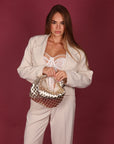 Corsetto nude/bianco