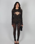 Jumpsuit luxury nera