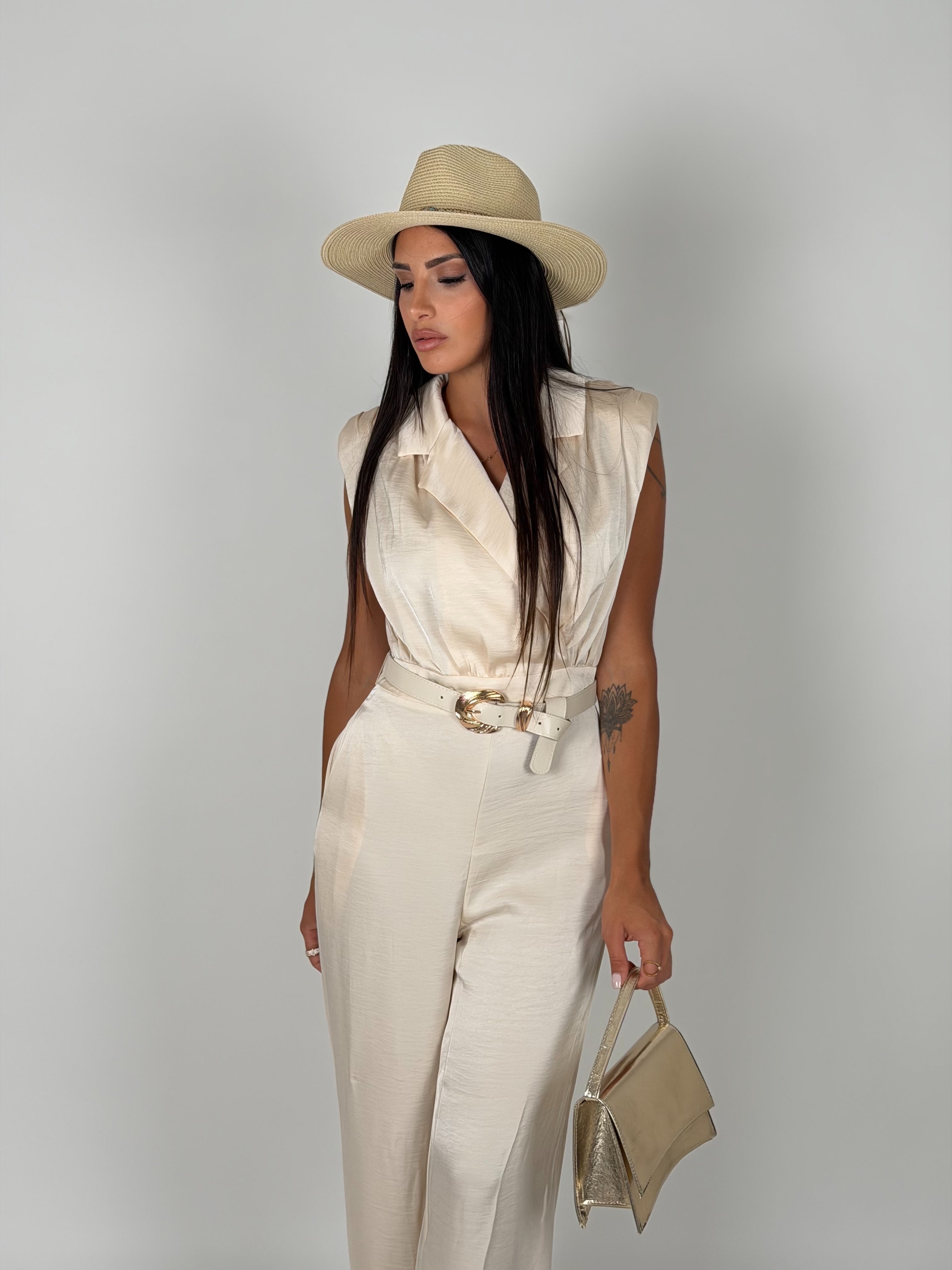 Jumpsuit samantha beige