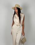 Jumpsuit samantha beige