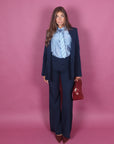 Pantalone blu navy