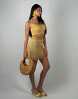 Coordinato Coachella gold