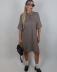 Vestito Maxi polo fango