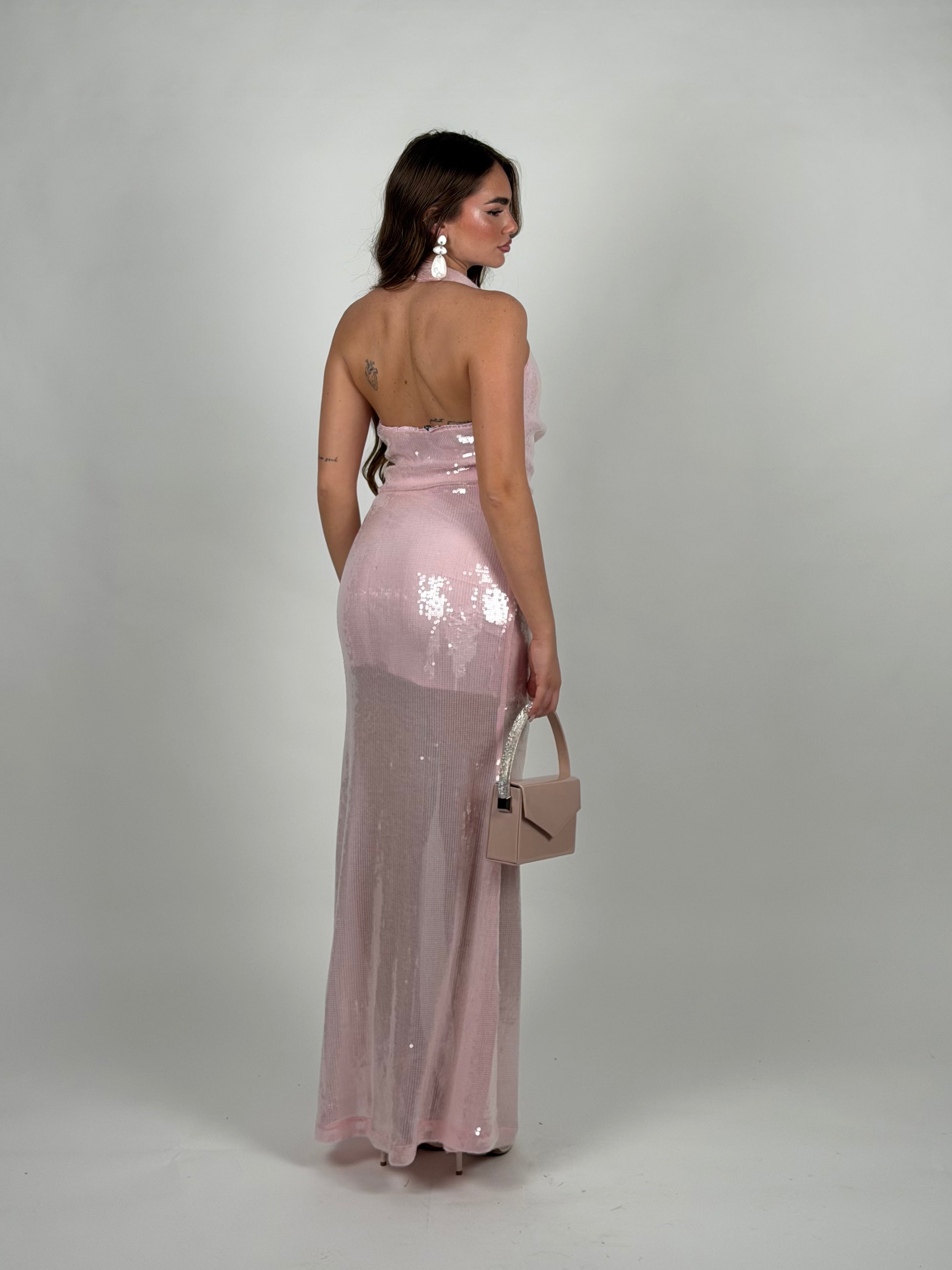 Long dress deasy rosa