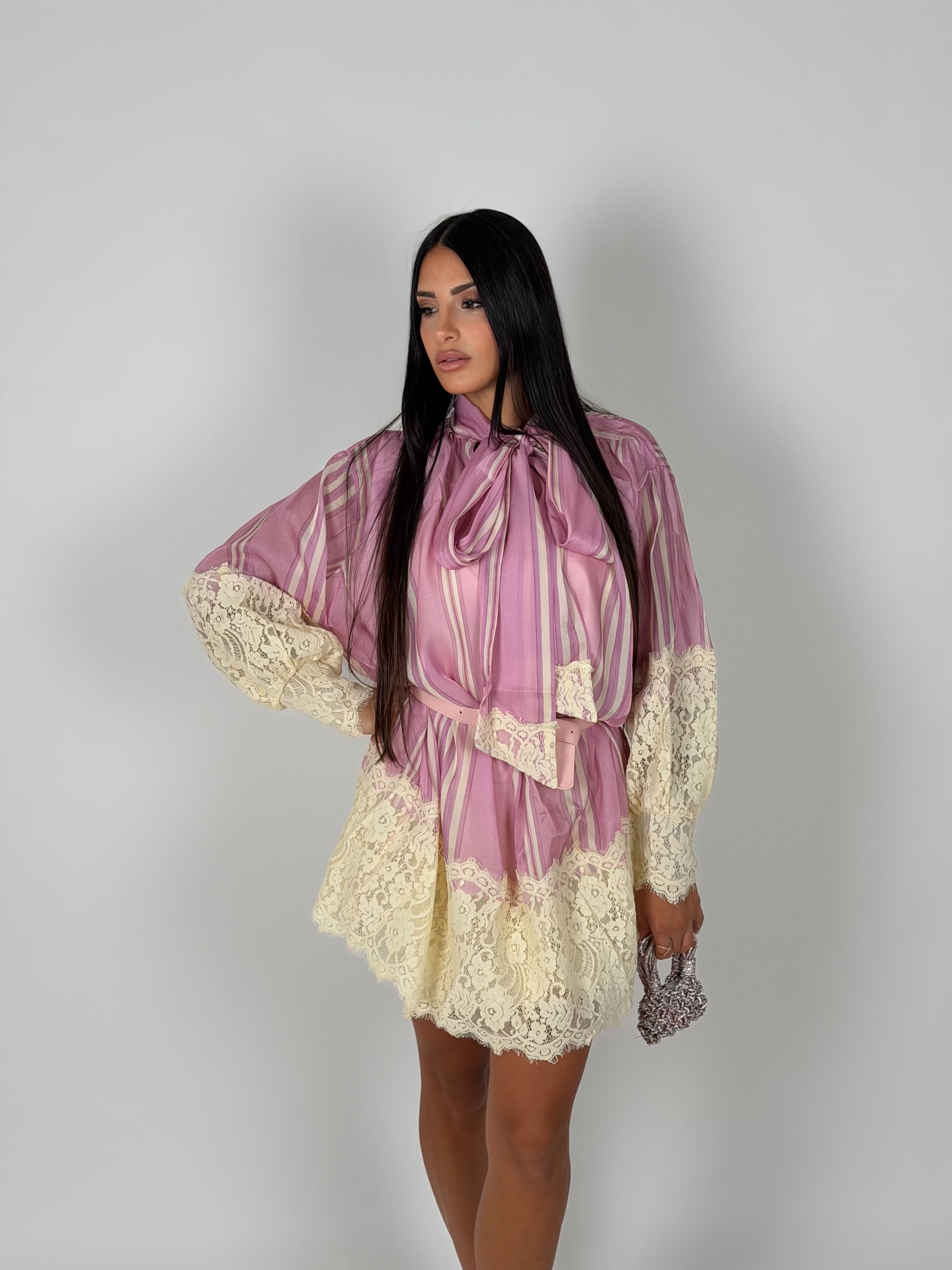 Camicione shabby rosa