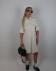 Vestito Maxi polo panna