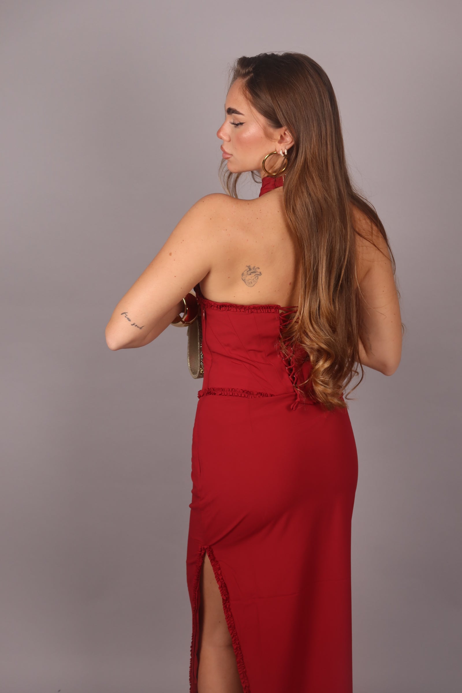 Dress Meredith bordeaux