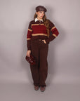 Jeans balloon brown