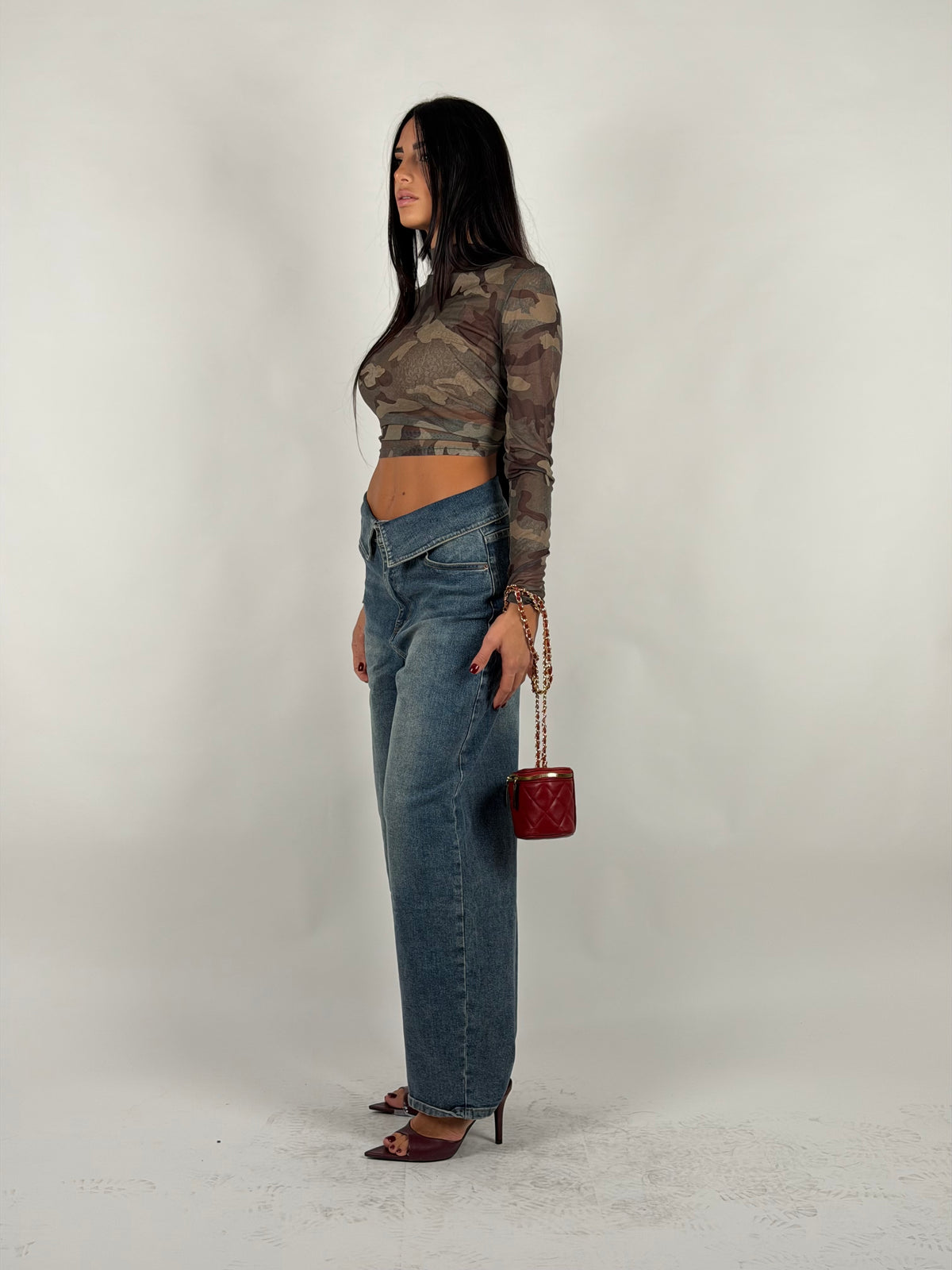 Jeans balloon wide