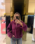 Felpa street style bordeaux