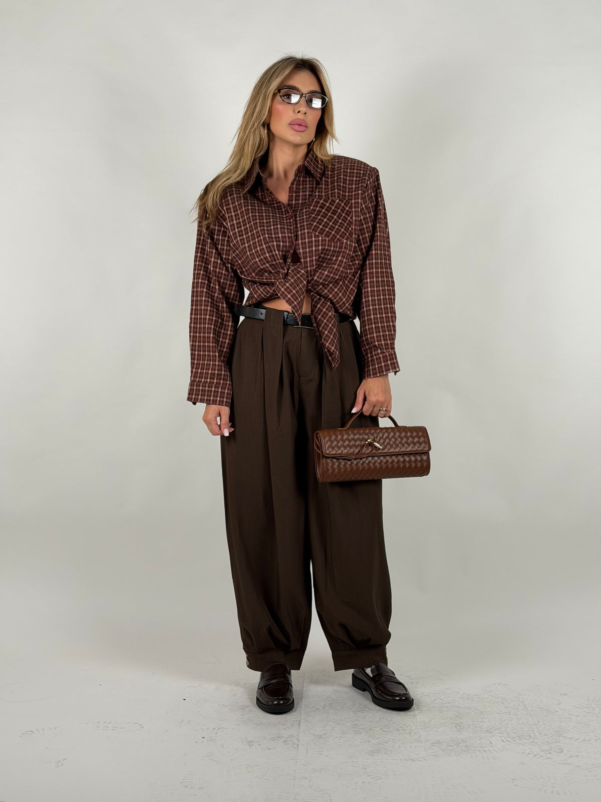 Pantalone aladin  marrone