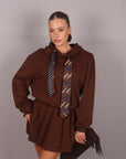 Felpa Necktie Brown