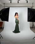 Dress Sofia verde bosco