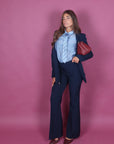 Pantalone blu navy
