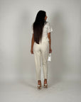Pantalone skinny Rosy panna