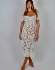 Dress chic White