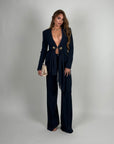 Pantalone Vanna blu navy