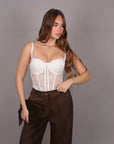 Corsetto berta White
