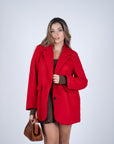 Blazer Coat west rosso