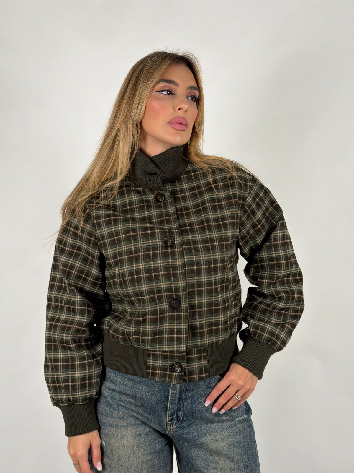 Bomber Oxford verde