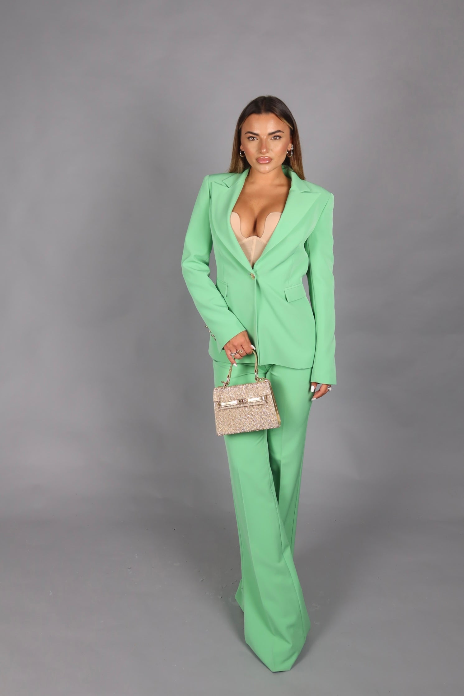 Single blazer salvia