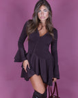 Mini dress Lola Brown