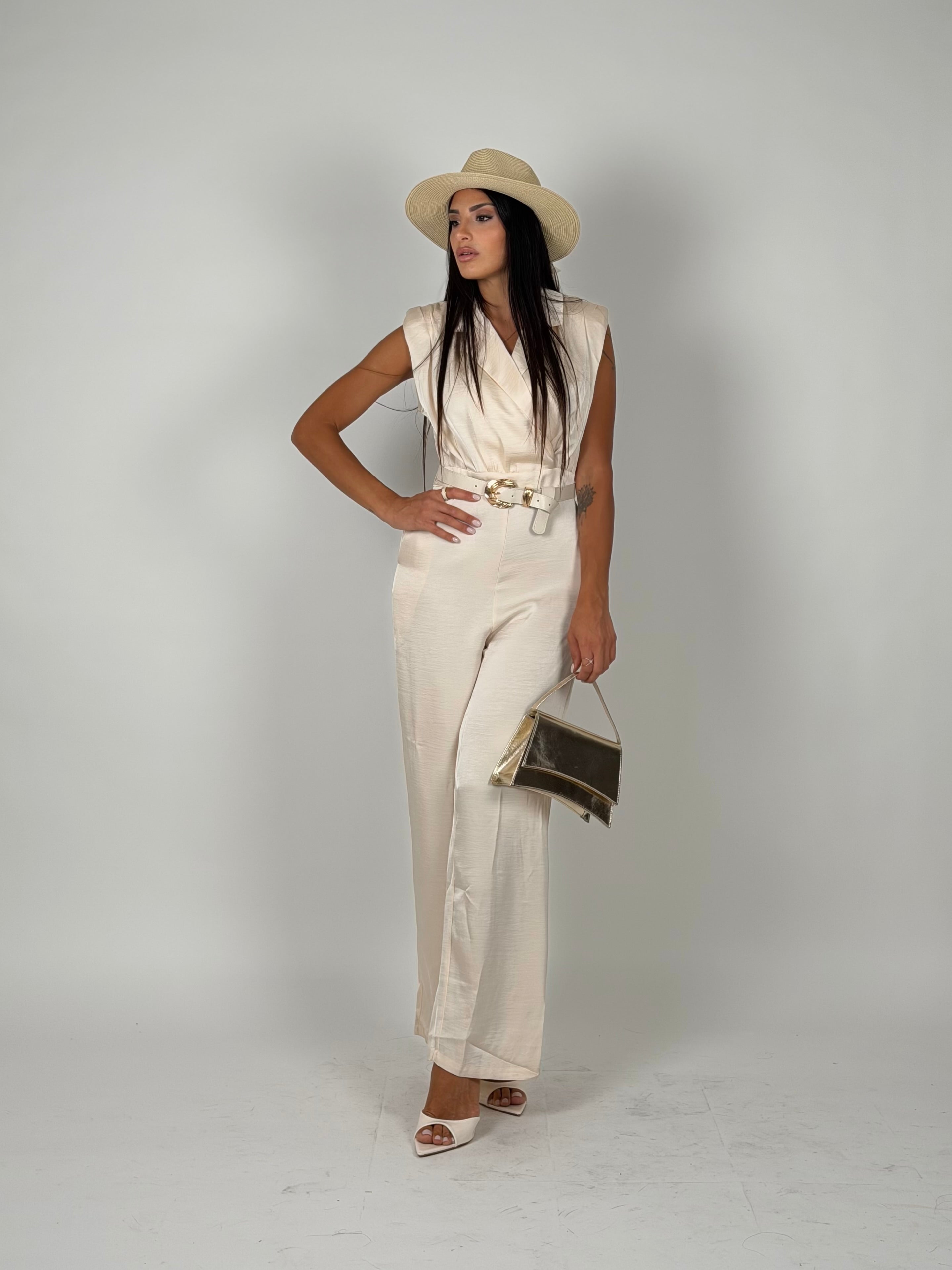 Jumpsuit samantha beige