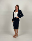 Gonna Tubino Rosy blu navy