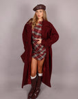 Cappotto Coat bordeaux