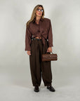 Camicia Scozia bordeaux