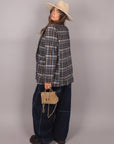 Giacca Galles blu/marrone
