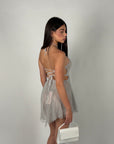Dress Coachella argento