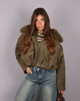 Bomber Crop Moritz verde
