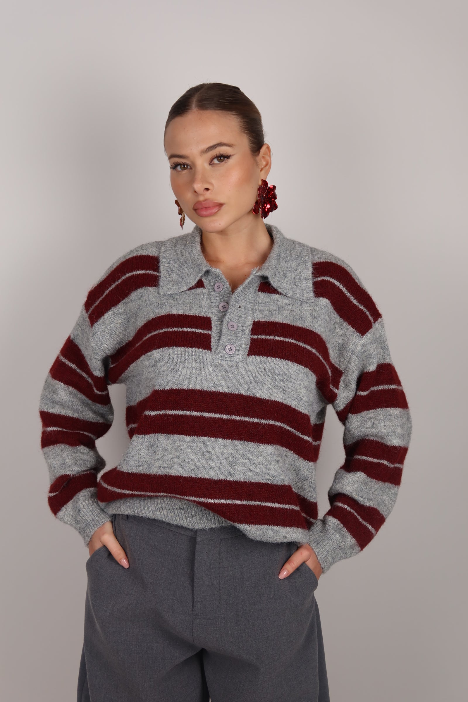 Pantalone Classic balloon grey