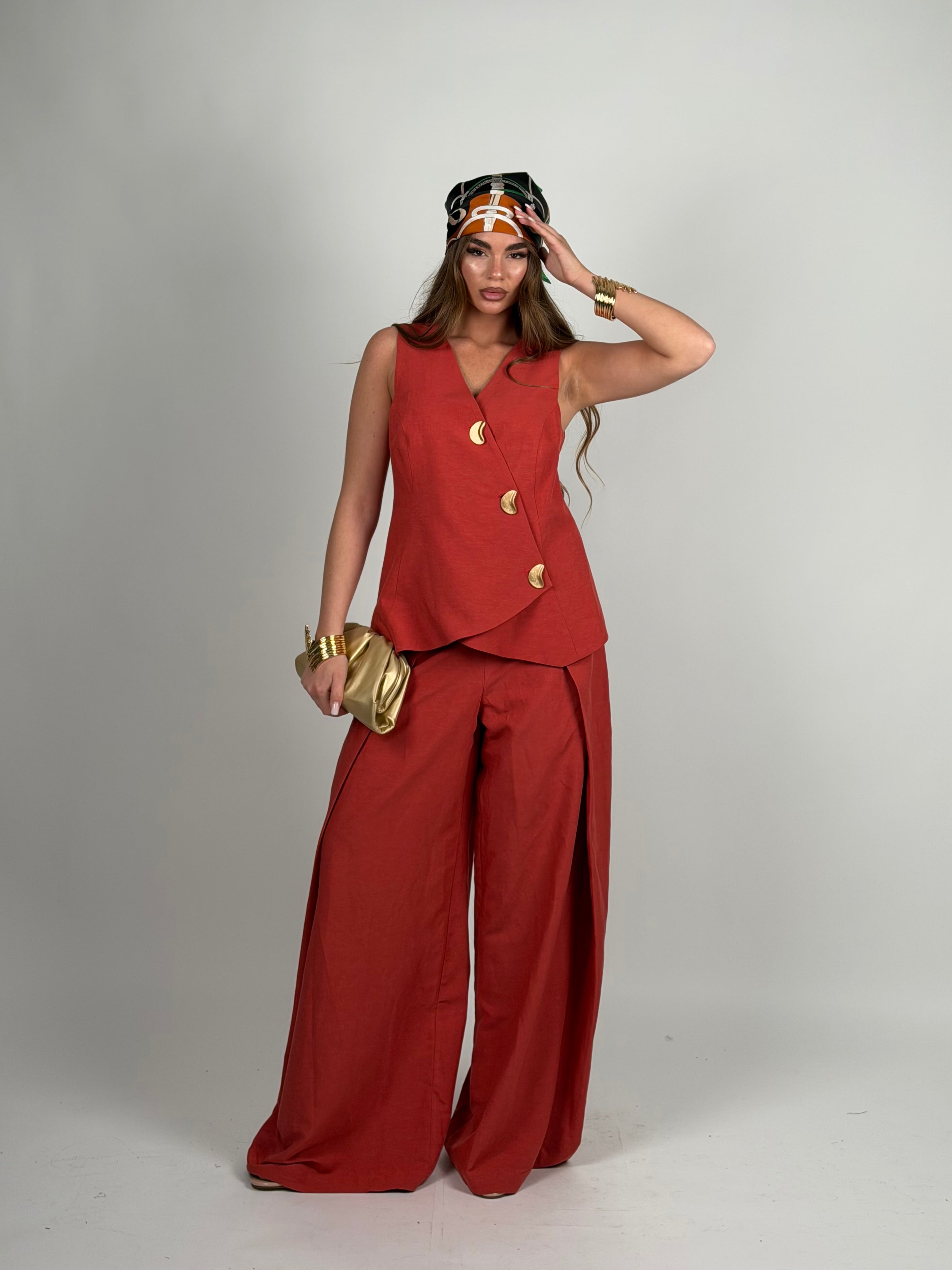 Pantalone Astrid ruggine