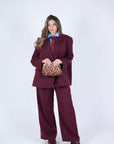 Pantalone nirvana bordeaux