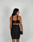 Top bandage nero